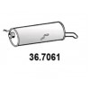 36.7061, Asso, Глушитель PSA C4 11/2004 ->, 307 08/2000 ->, 2.0 16V