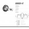 BD-8009-KT, Fremax, Барабан тормозной + подшипник Ford Focus 98->12, Fiesta 89->08  203.3 mm