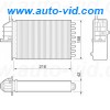 350218073000, Magneti marelli, Радиатор печки Fiat Seicento