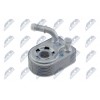 CCL-FR-008, NTY, Теплообменник масляного фильтра Ford Focus, Kuga, Fiesta, Mondeo, Ecosport 1.4-1.6 10->, Volvo